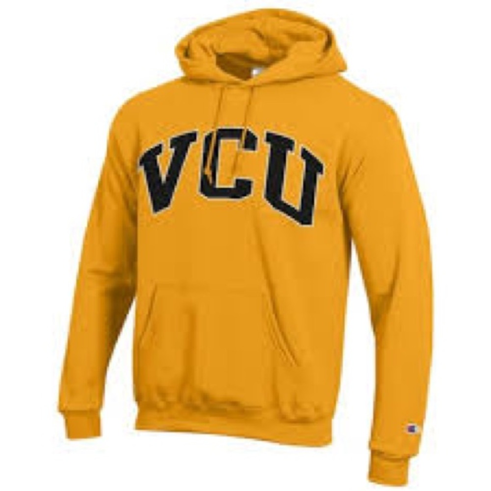 Champion Men's Yellow VCU Hoodie